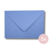 Envelop lavendelblauw met structuur