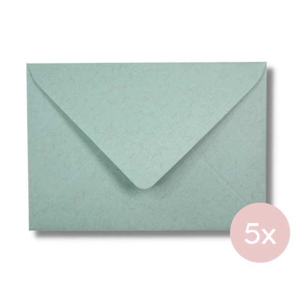 Envelop lichtgroen met structuurtje