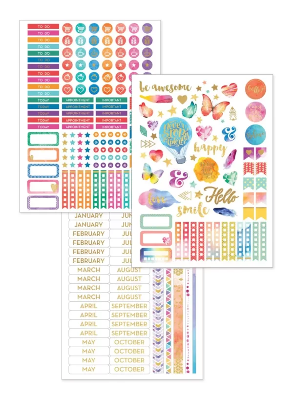 Ongedateerde agenda make this moment count stickers