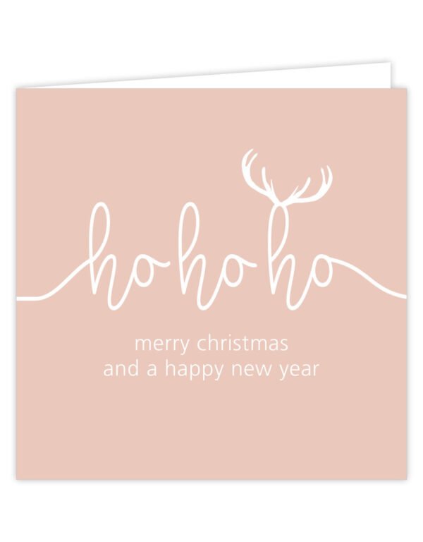 kerstkaart ho ho ho