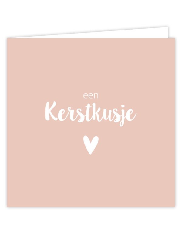 kerstkaart kerstkusje