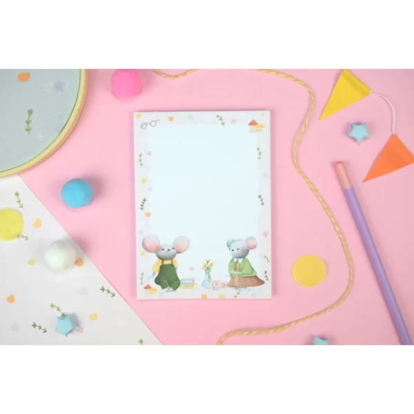 notitieblok schattige muisjes