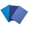 set enveloppen blauw