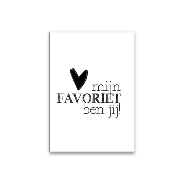Cadeaukaart mijn favoriet ben jij