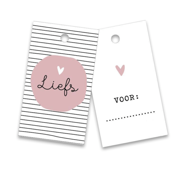 Cadeaulabel liefs