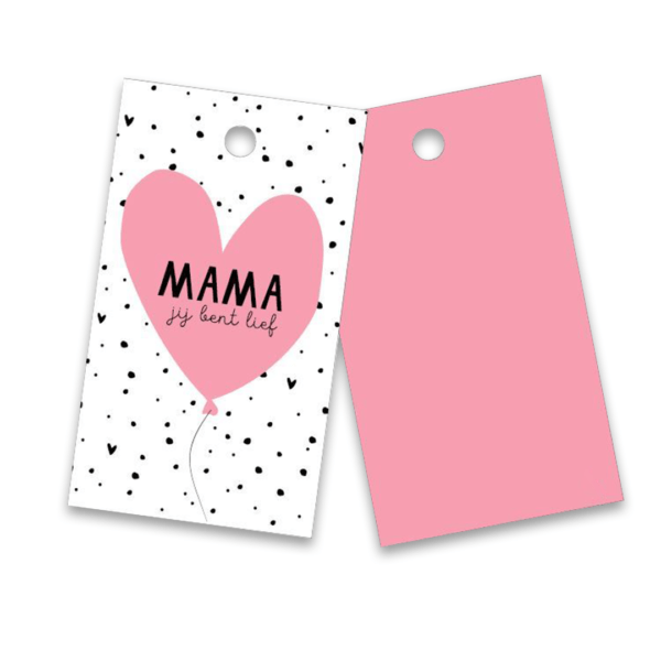 Cadeaulabel mama jij bent lief
