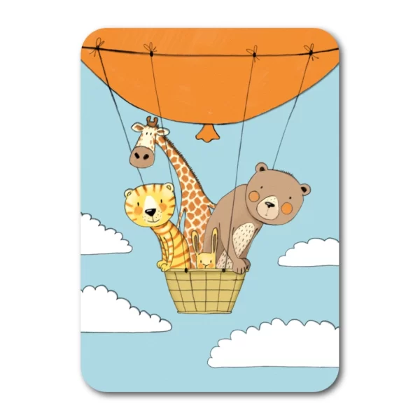 Goede vlucht postkaart