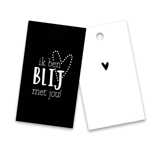 Cadeaulabel ik ben blij met jou